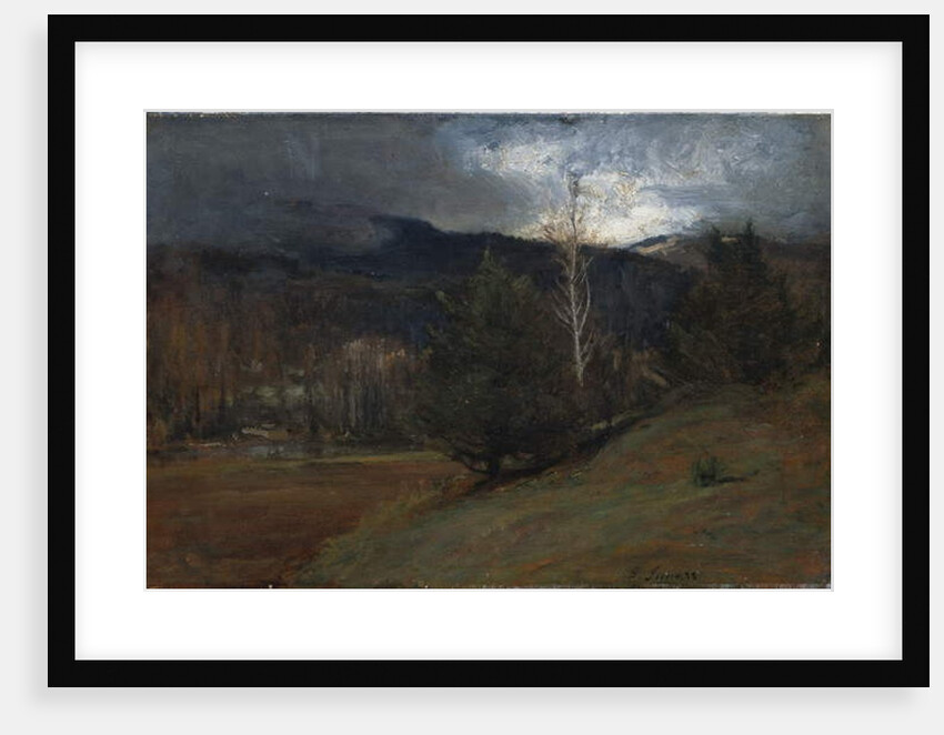 November in the Adirondacks, c.1885 by George Snr. Inness