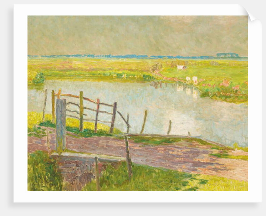 The Fence, The Lys, 1902 by Emile Claus