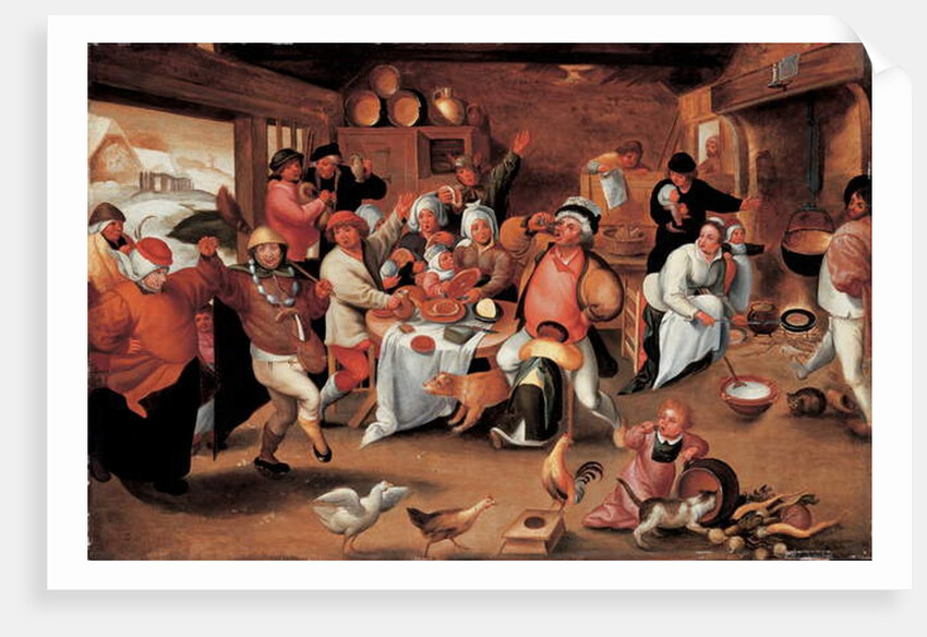 The King Drinks by Maerten van Cleve