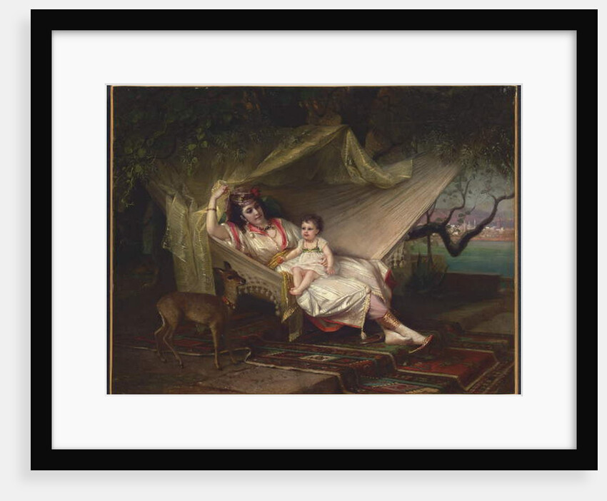 Clementine Stora and her daughter Lucie, Constantinople by Constant Joseph Brochart