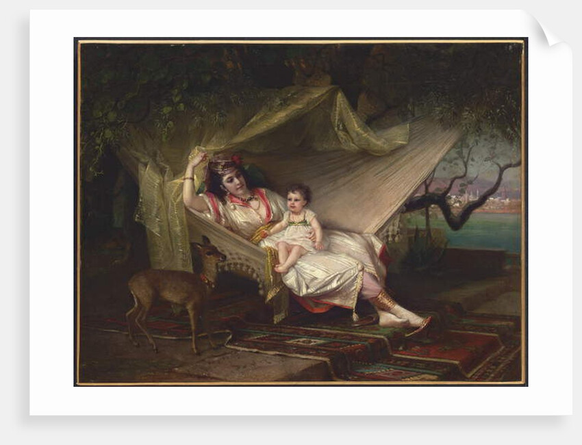 Clementine Stora and her daughter Lucie, Constantinople by Constant Joseph Brochart