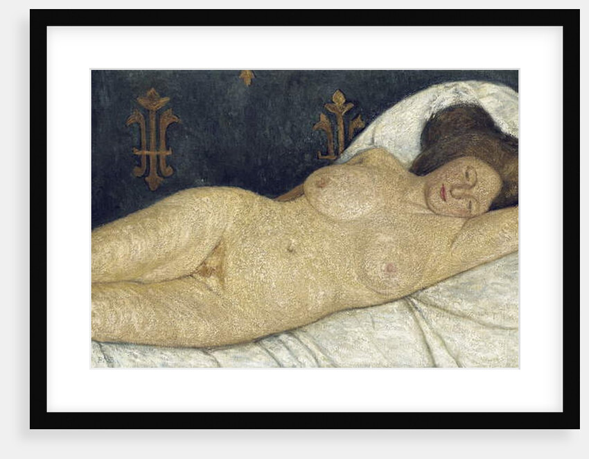 Reclining female nude, 1905-06 by Paula Modersohn-Becker