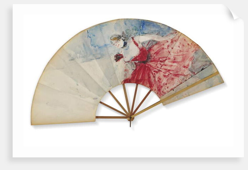 Eventail, c.1892 by Henri de Toulouse-Lautrec