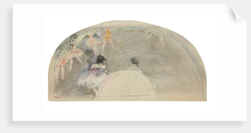 Ballet scene, c.1880 by Edgar Degas