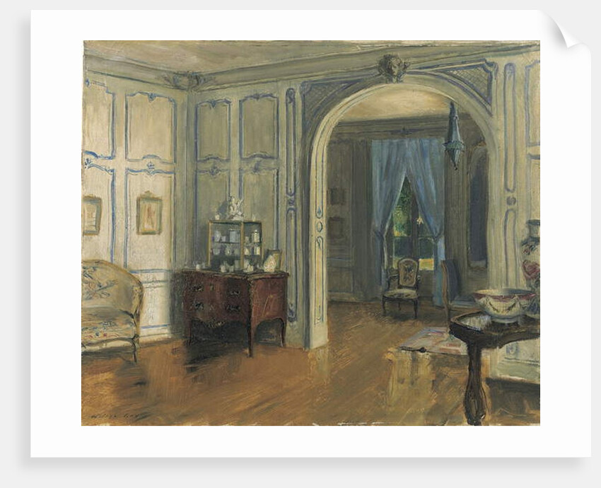 The Salon Carre of the Villa Trianon, c.1910 by Walter Gay