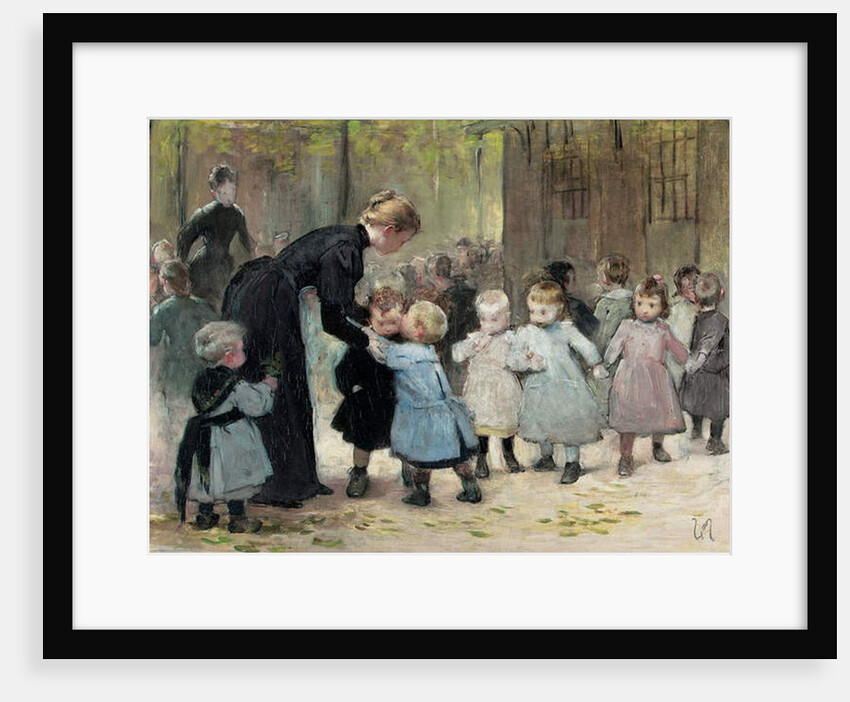 In the Playground by Henri Jules Jean Geoffroy