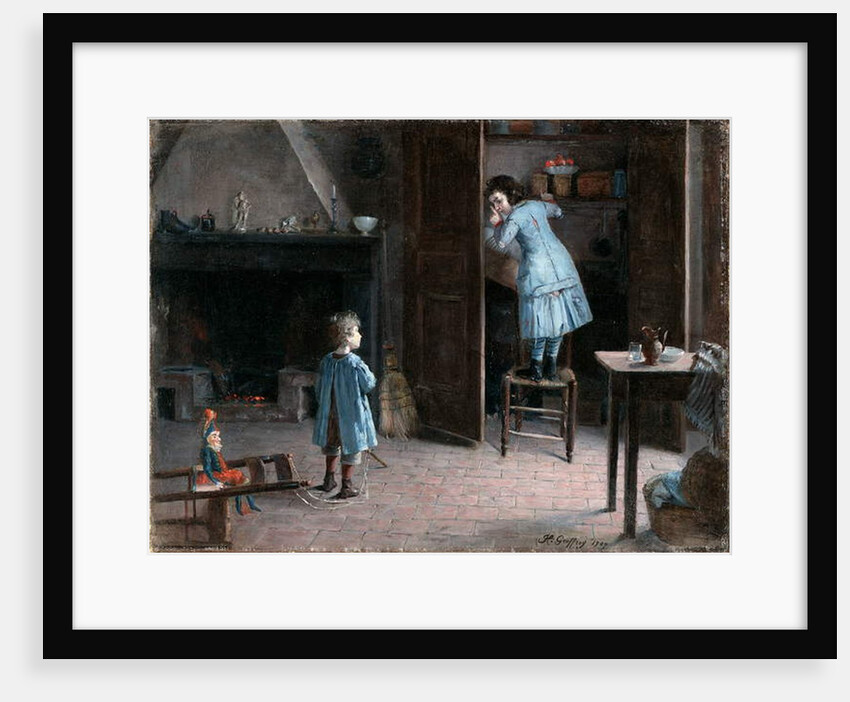 Children in an Interior, 1907 by Henri Jules Jean Geoffroy
