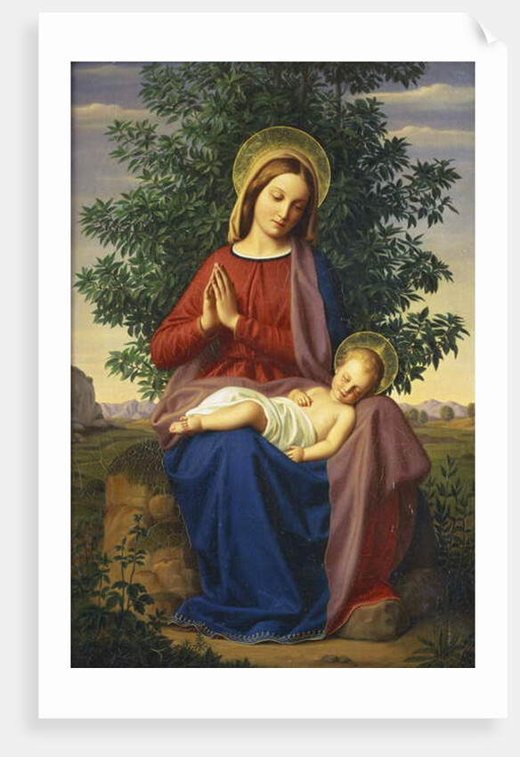 The Madonna and Child, 1855 by Julius Schnorr von Carolsfeld