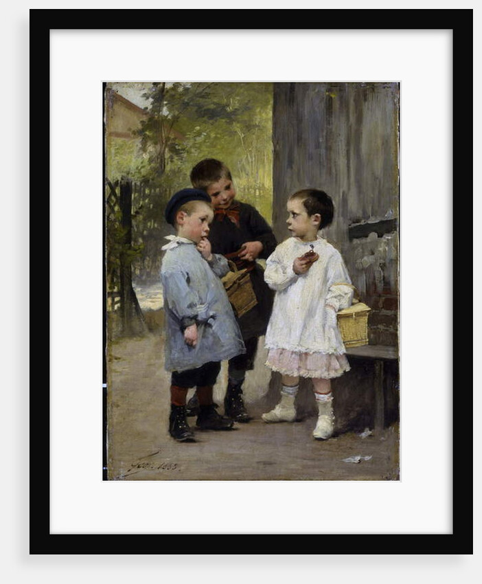 Give Me A Bite, 1883 by Henri Jules Jean Geoffroy