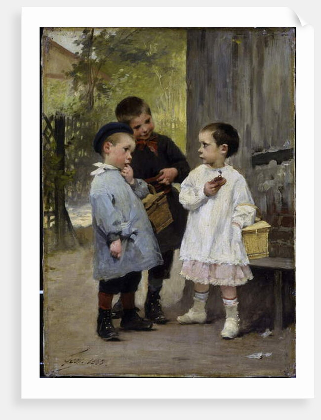 Give Me A Bite, 1883 by Henri Jules Jean Geoffroy