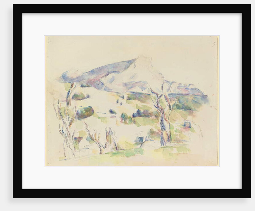 Mont Sainte-Victoire, view of Lauves, 1902-06 by Paul Cezanne