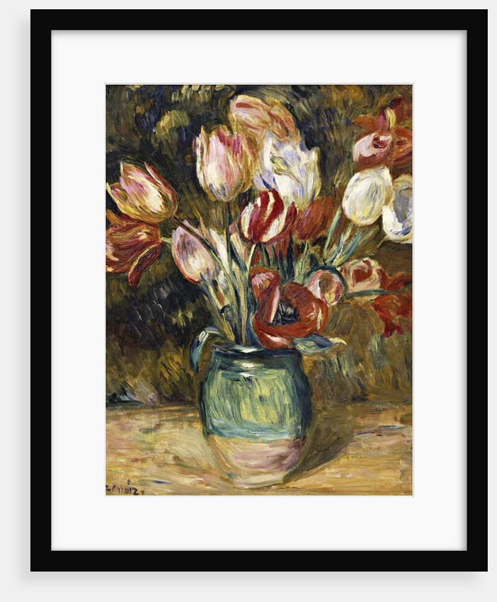 Vase of flowers, 1888-89 by Pierre Auguste Renoir