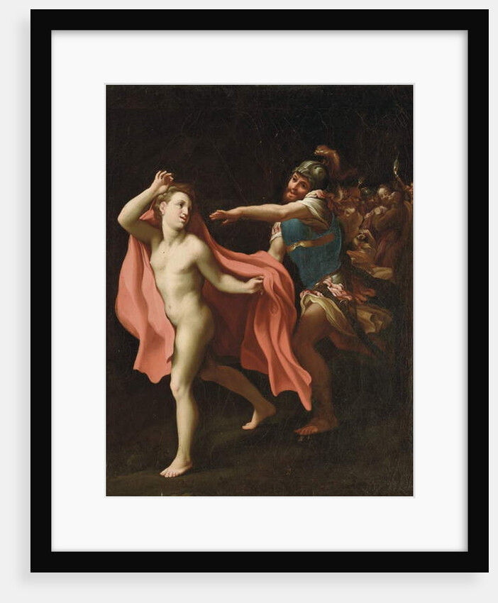 The Betrayal of Christ, with a soldier in pursuit of Mark the Evangelist by Correggio