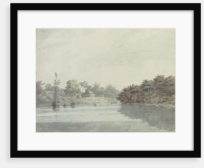 The Governor General's budgerow on the Ganges, Brahmaputra Delta by Hubert Cornish