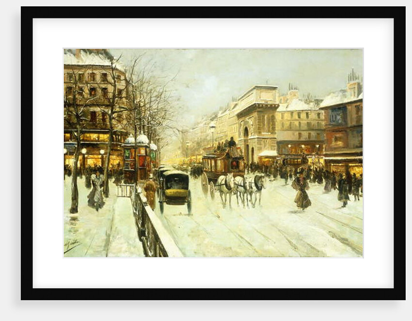 Paris Street Scene by Fausto Giusto