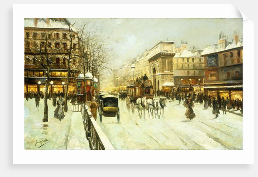 Paris Street Scene by Fausto Giusto