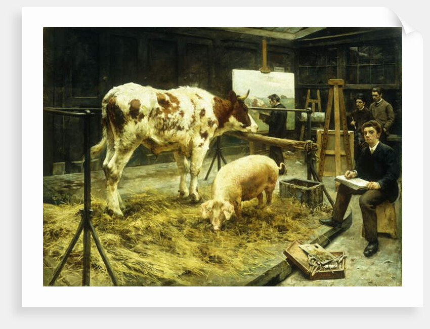 The Animal Painters, 1889 by J. de Pooter