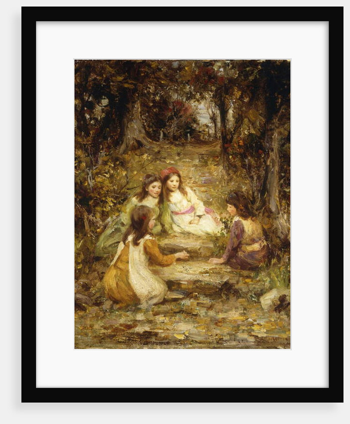 Children in an Orchard by William Stewart MacGeorge