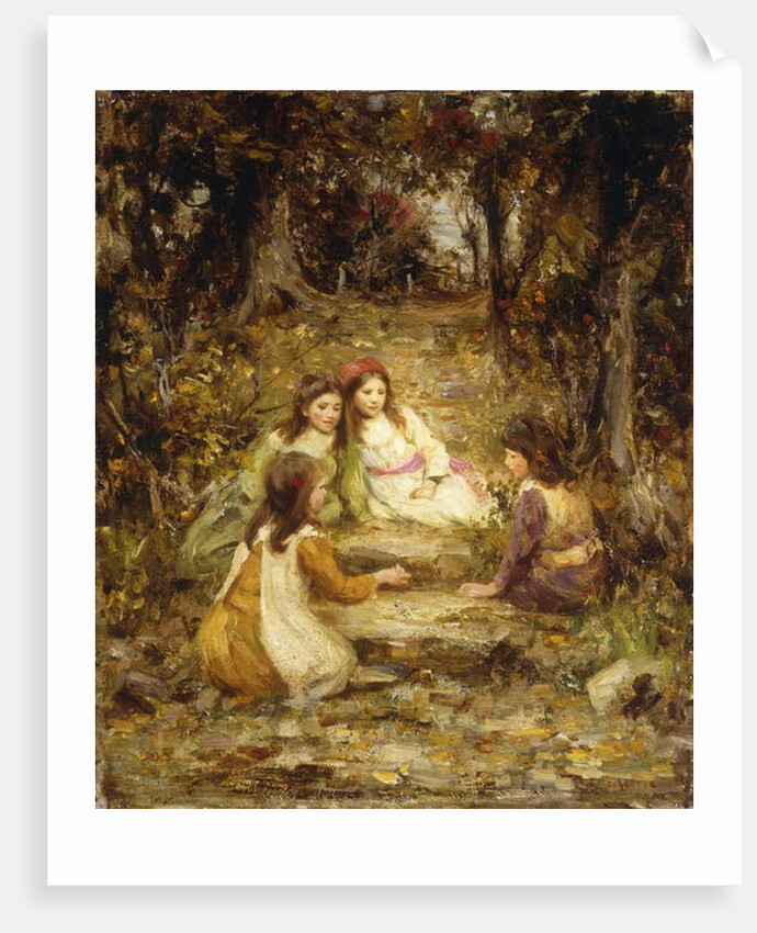 Children in an Orchard by William Stewart MacGeorge