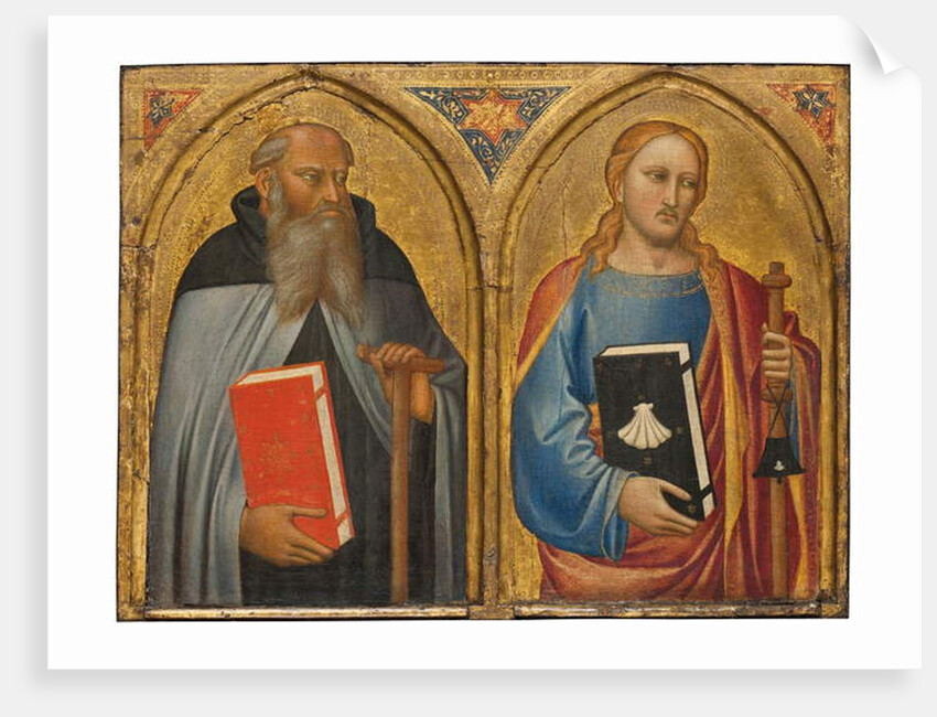 Saint Anthony Abbot and Saint James the Greater by Master of the Misericordia