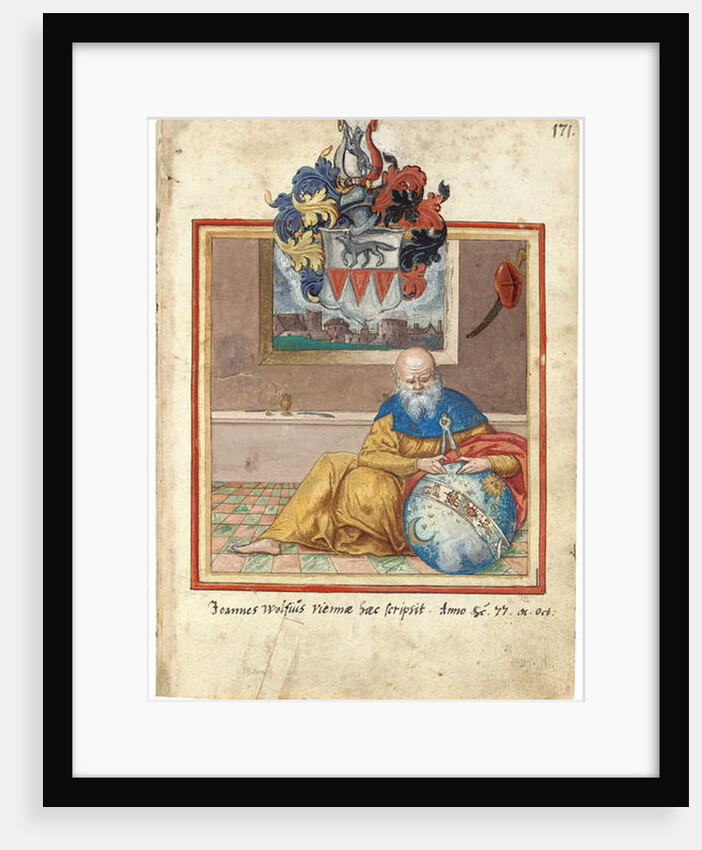 Page from the Album Amicorum of Salomon Schweigger von Sulz, 1576-1608 by School European