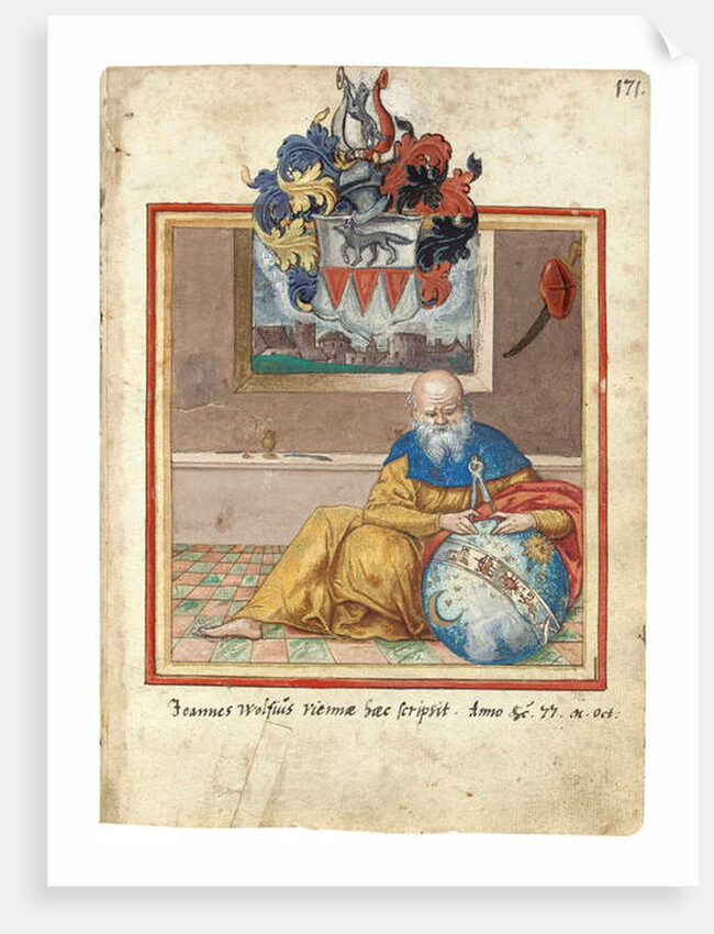 Page from the Album Amicorum of Salomon Schweigger von Sulz, 1576-1608 by School European