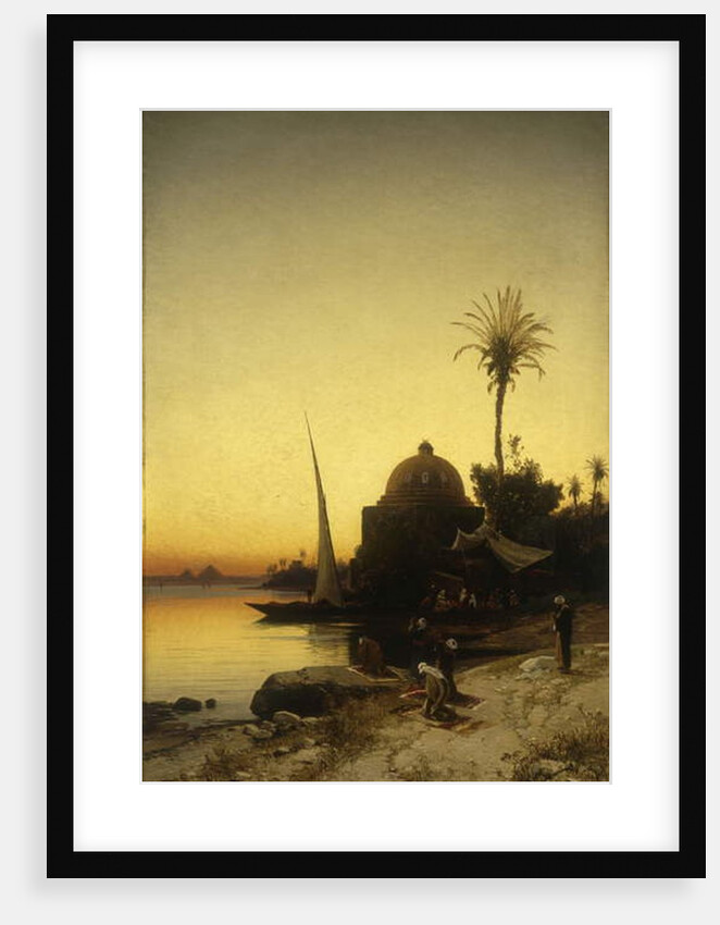 Praying to Mecca by Herman David Salomon Corrodi