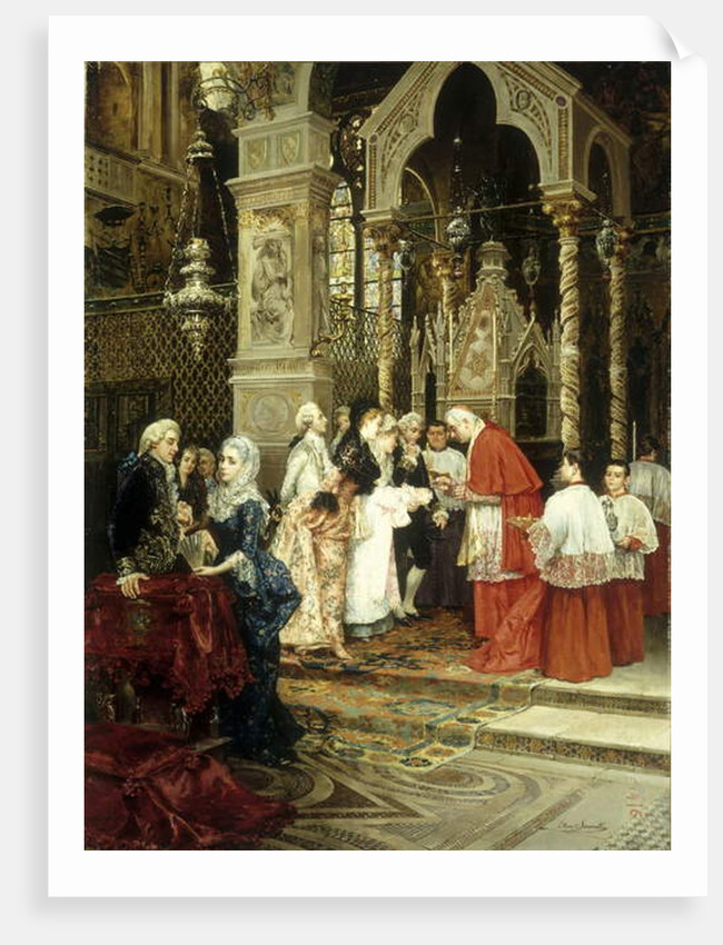 The Christening by Ettore Simonetti