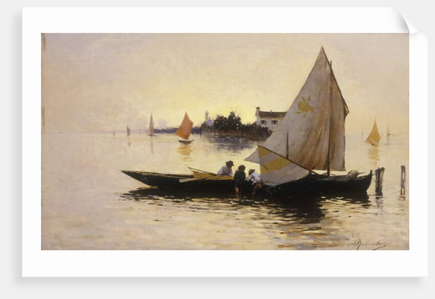 Venice, The End of the Day by Rubens Santoro