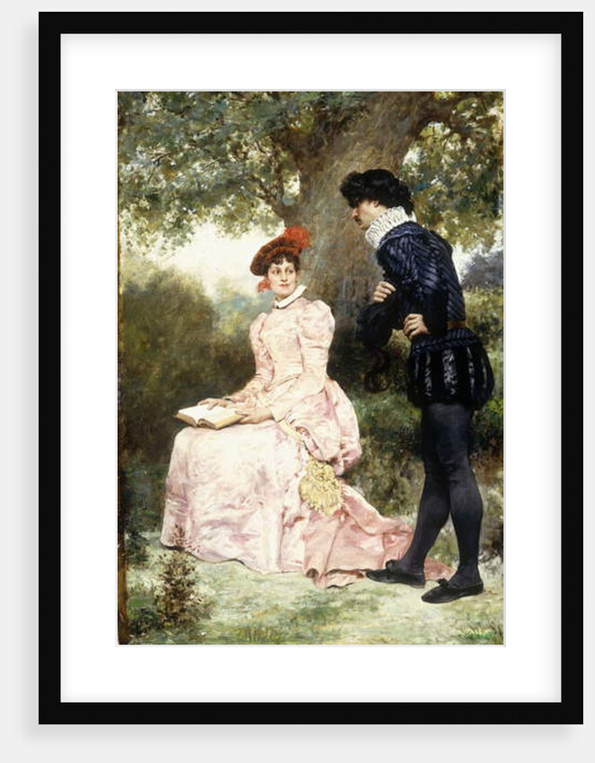 A Courting Couple, 1880 by Jules Arsene Garnier