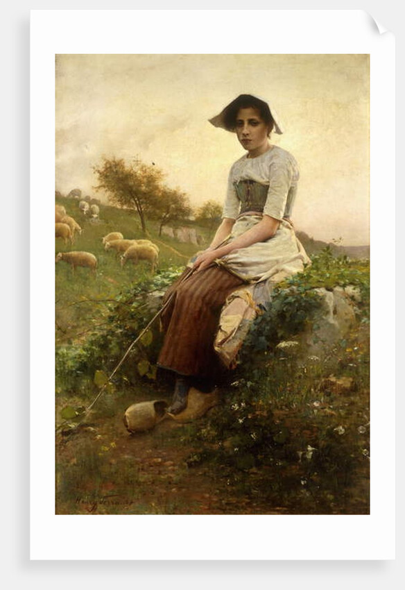 The Shepherdess by Henry Paul Perrault