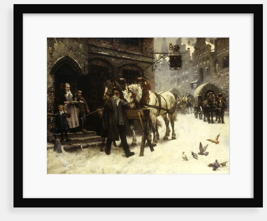 Outside the Village Inn by Harry Jochmus