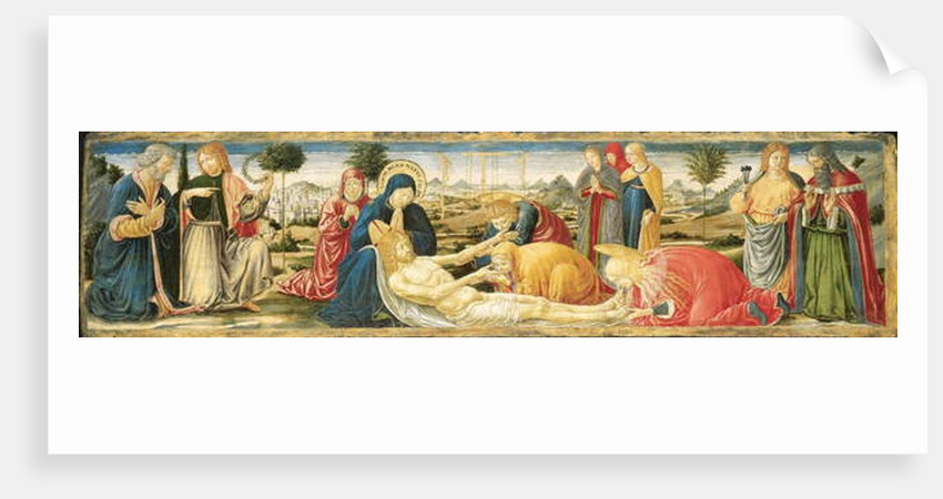 The Lamentation over the Dead Christ by Benozzo di Lese di Sandro Gozzoli