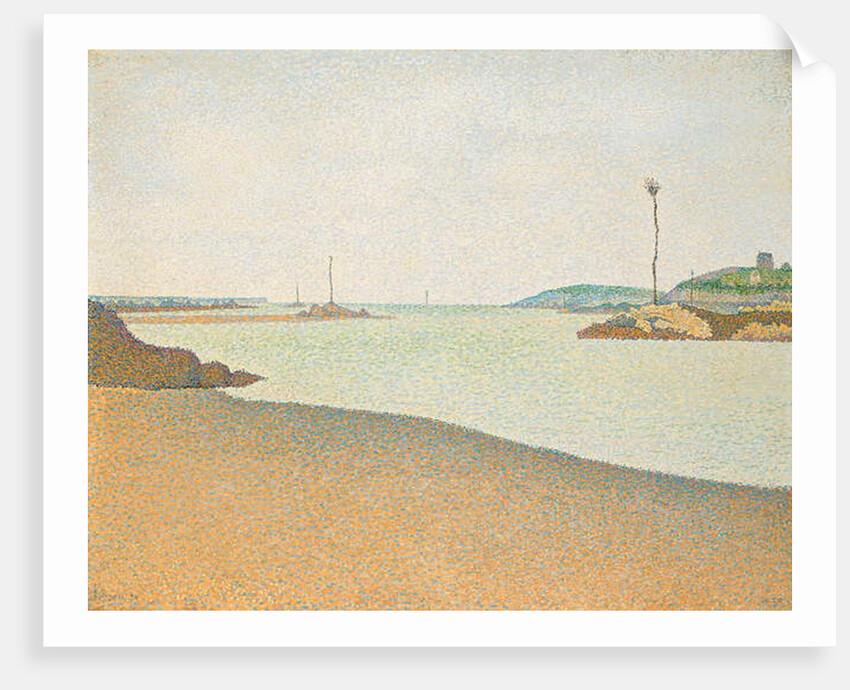 Les Balises, Saint-Briac, 1890 by Paul Signac