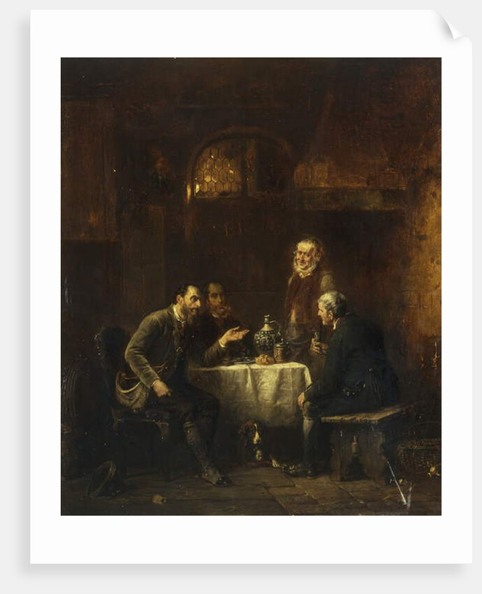 The Hunter's Story, 1867 by Anton Seitz