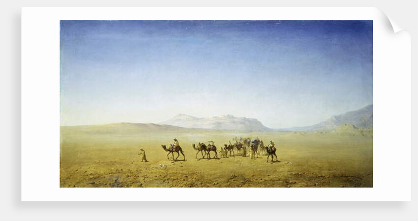 An Arab Caravan in the Desert by Henrik Ankarcrona