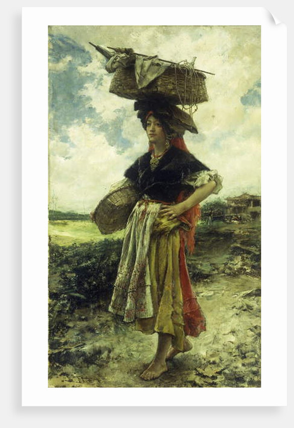 Starting Out by Francisco Pradilla y Ortiz