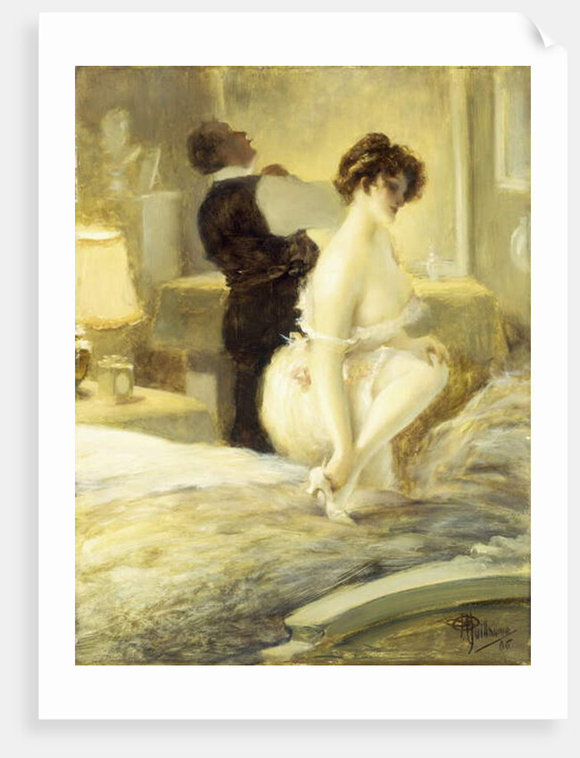 L'Intimite, 1906 by Albert Guillaume