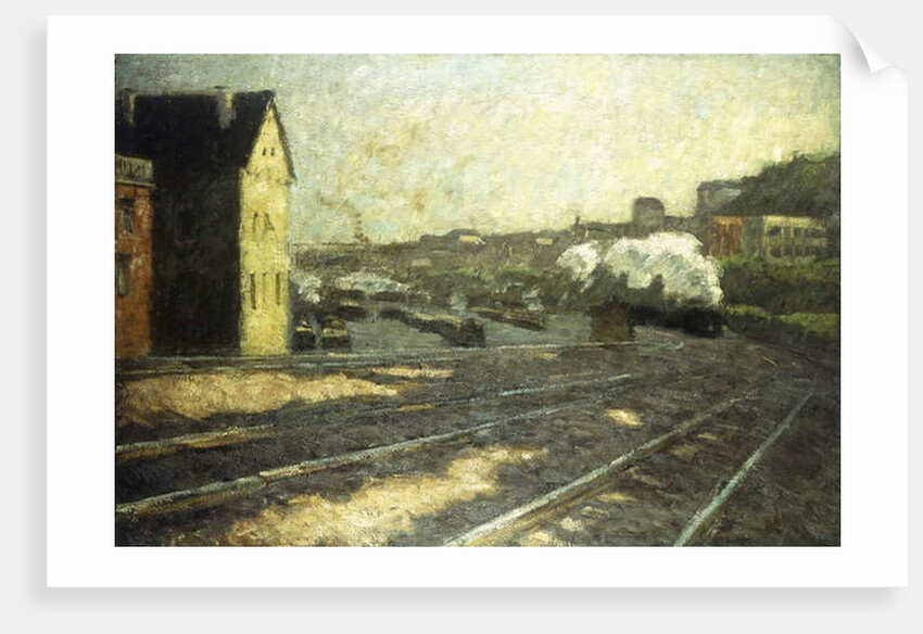 Entering the Station by Hermann Pleuer