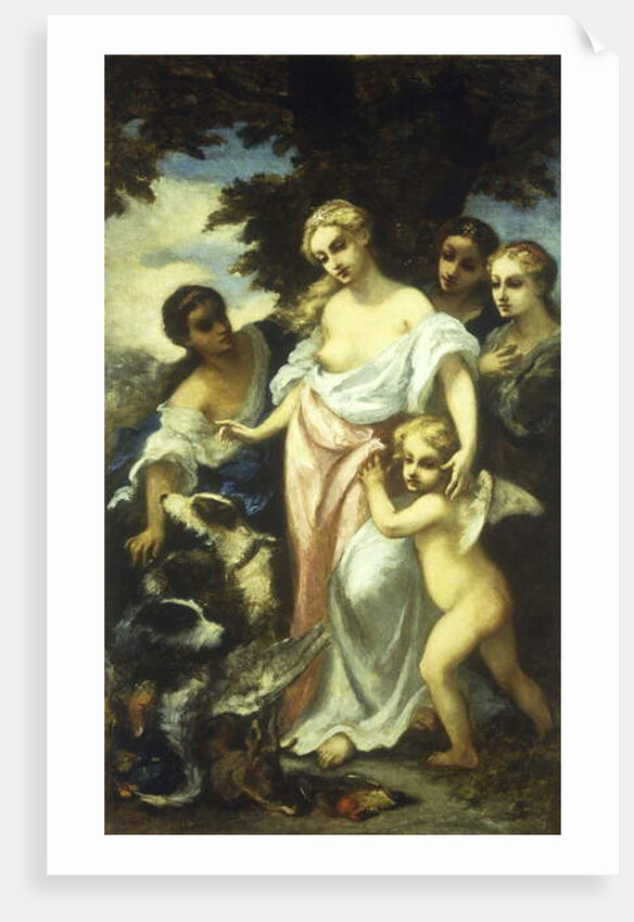 Diana after the Hunt by Narcisse Virgile Diaz de la Pena