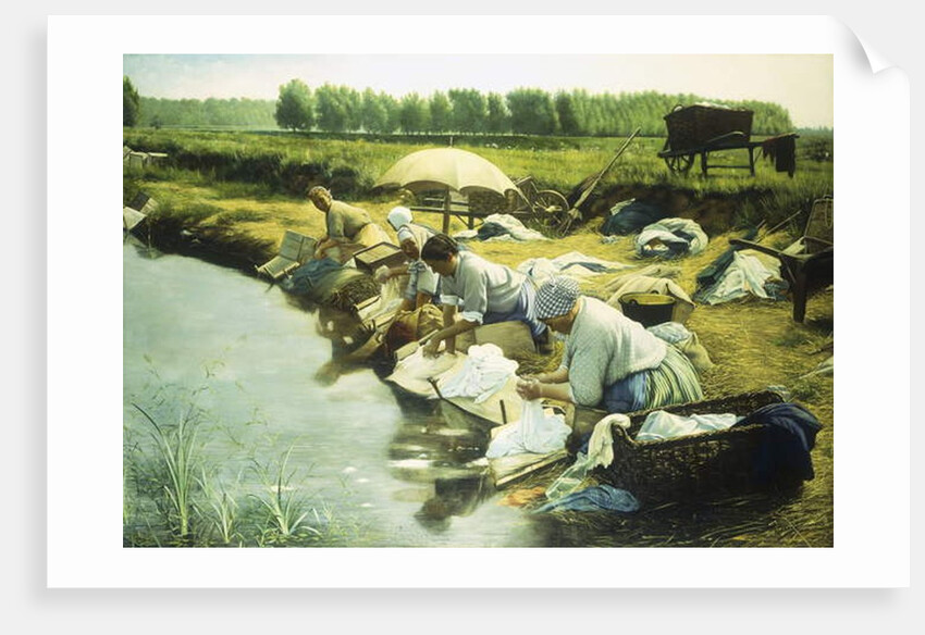 Laundry Women in the Trappes Region by Albert Desire