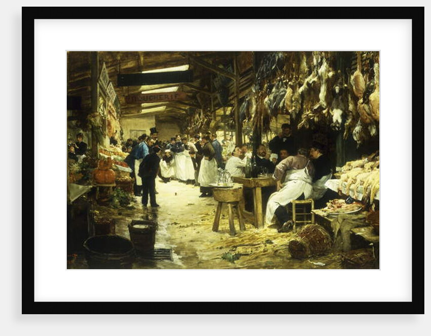 The Marketplace, 1885 by Victor Gabriel Gilbert