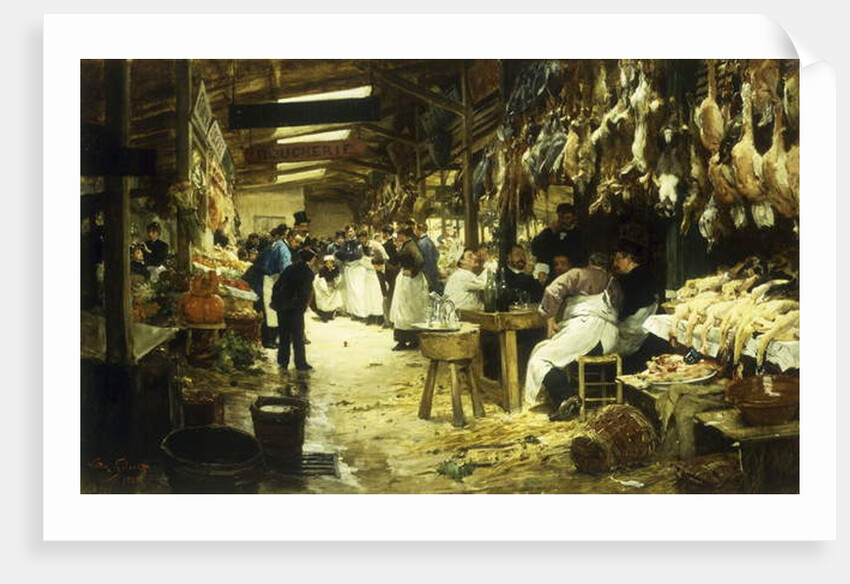 The Marketplace, 1885 by Victor Gabriel Gilbert