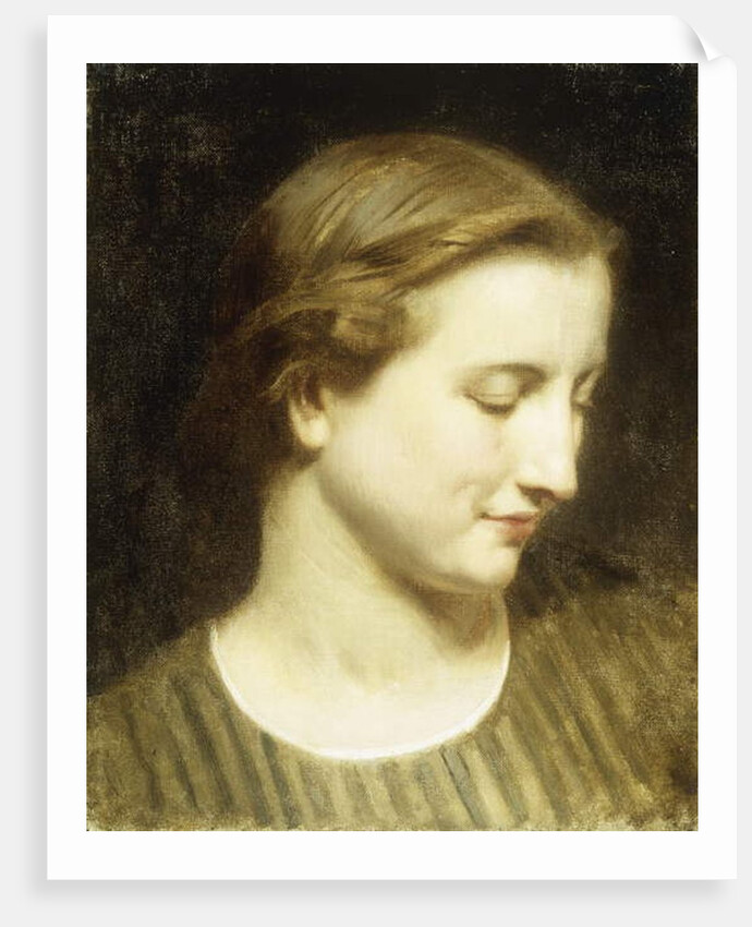 Woman in a Striped Dress by William-Adolphe Bouguereau