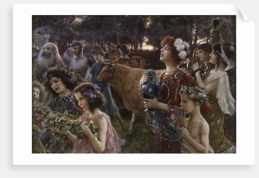 The Procession by Cesare Saccaggi