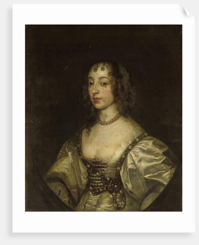 Portrait of Queen Henrietta Maria by Anthony van Dyck