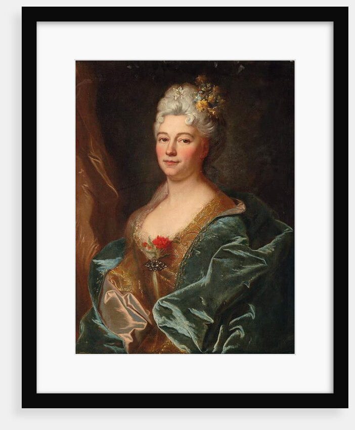 Portrait of the Marquise de la Mesangere, nee Marguerite de Rambouillet by Hyacinthe Francois Rigaud