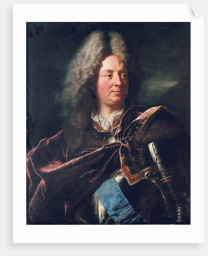 Portrait of Louis Antoine de Pardaillan de Gondrin, Duc d'Antin by Hyacinthe Francois Rigaud