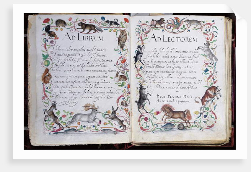 Pages from the Album Amicorum of Philipp Hainhofer, 1596-1633 by School European