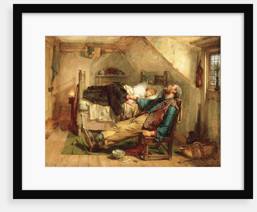 Worn Out, 1868 by Thomas Faed